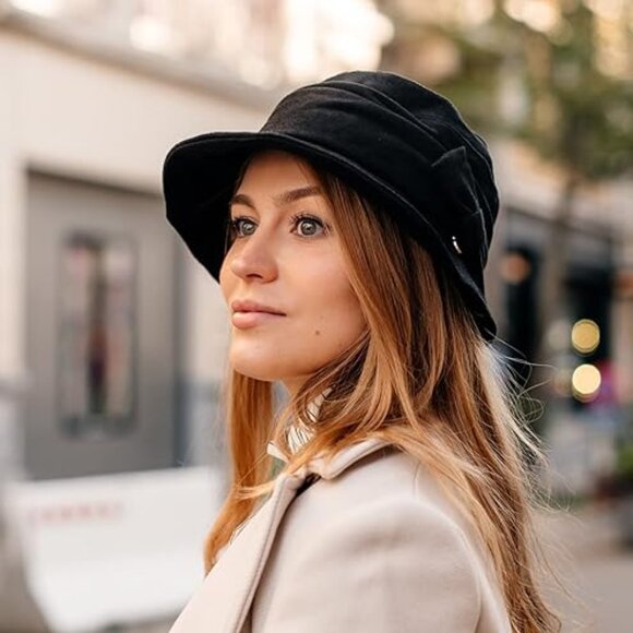 NEW! Women Cloche Bucket Hat Packable Ladies Fashion Floppy Winter 55-64CM - Picture 1 of 5